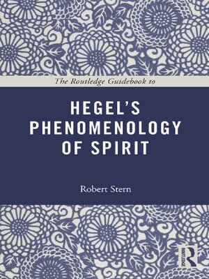 cover image of The Routledge Guidebook to Hegel's Phenomenology of Spirit